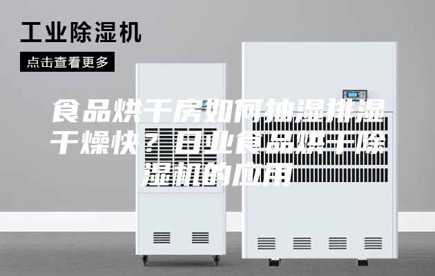 食品烘干房如何抽濕排濕干燥快？日業(yè)食品烘干除濕機(jī)的應(yīng)用