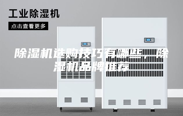 除濕機選購技巧有哪些，除濕機品牌推薦